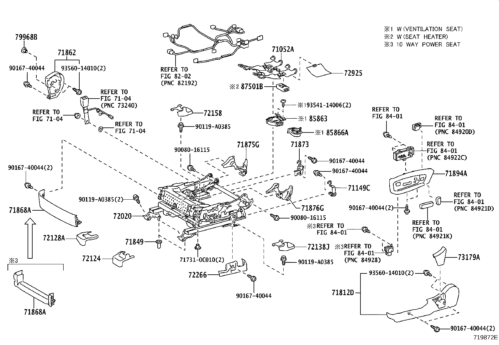 Exploded illustration 719872E