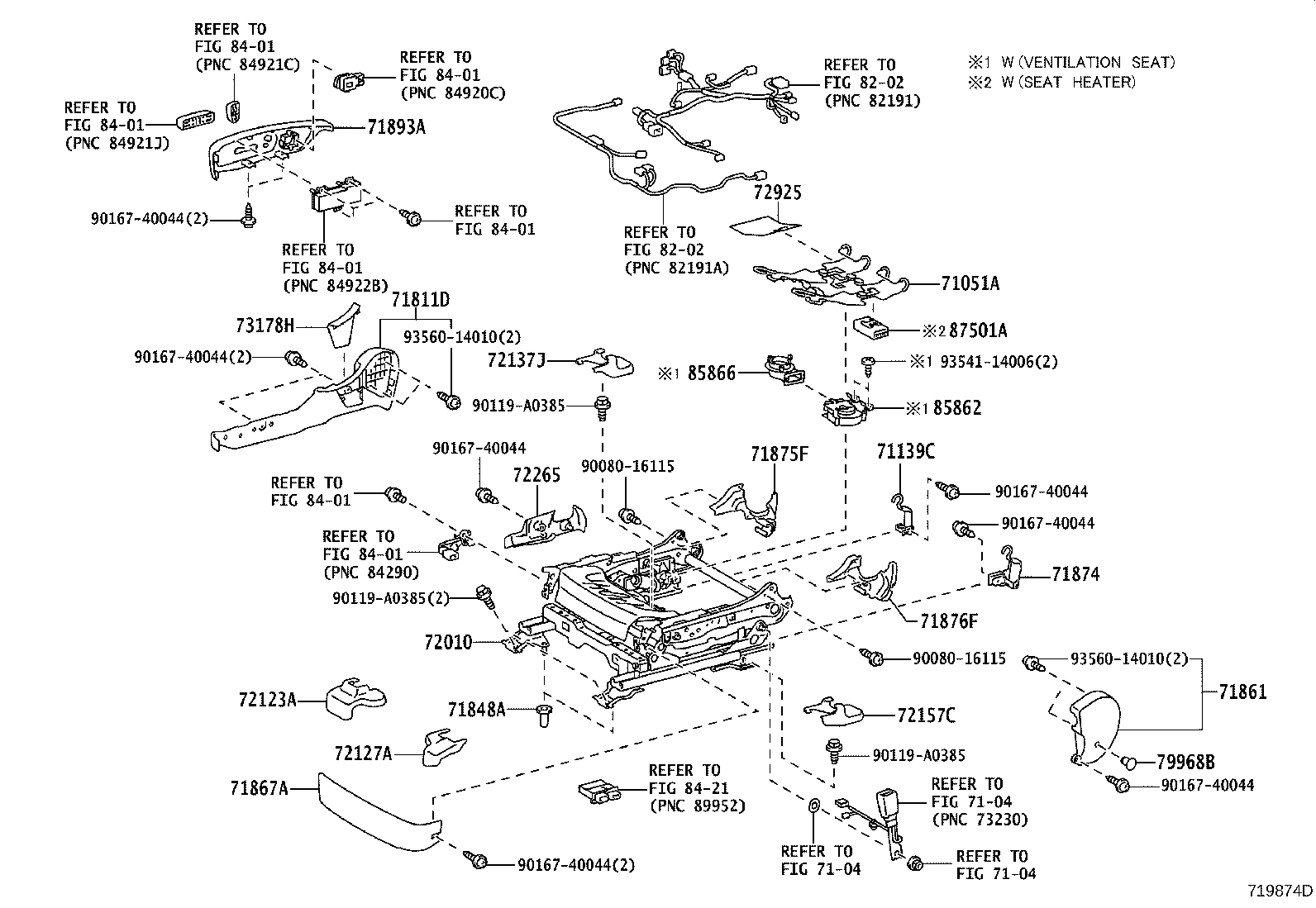 Exploded illustration 719874D