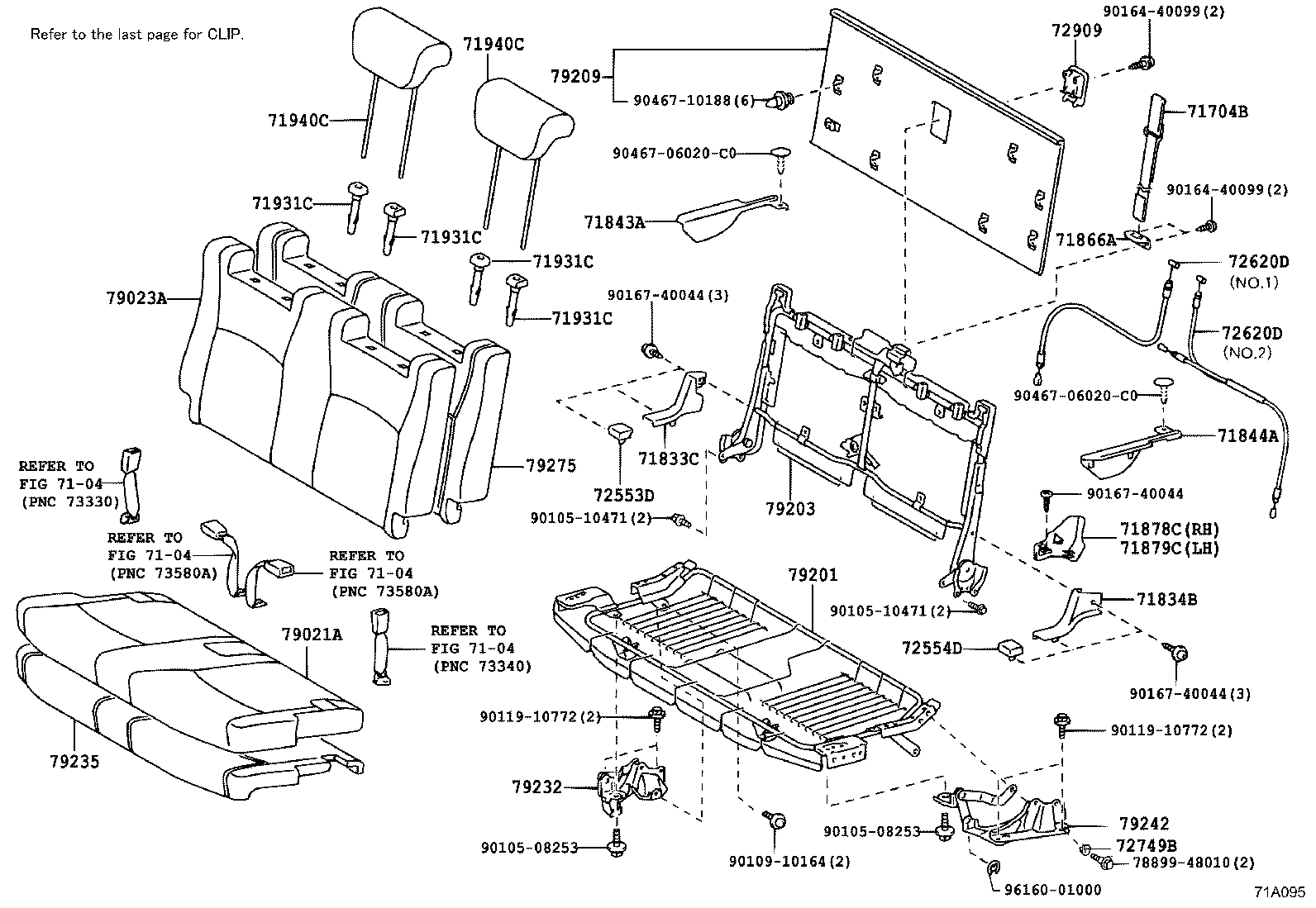 Exploded illustration 71A095