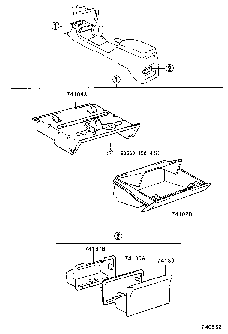 Exploded illustration 740532