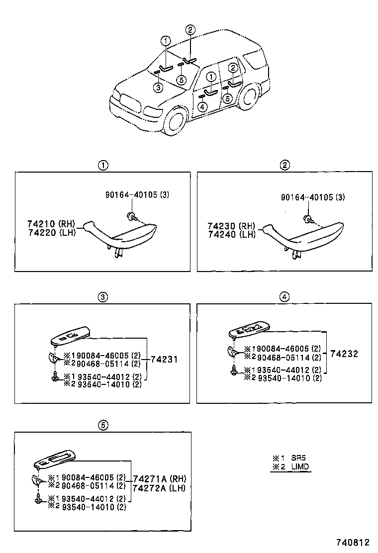 Exploded illustration 740812