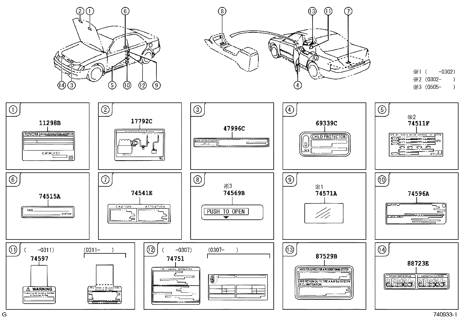 Exploded illustration 740933I