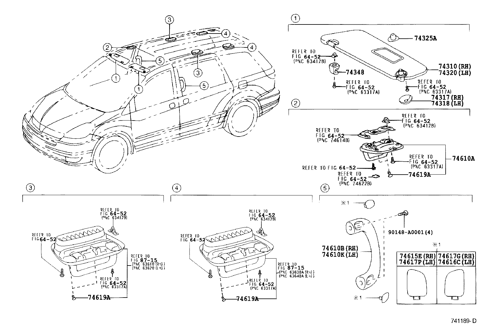 Exploded illustration 741189D