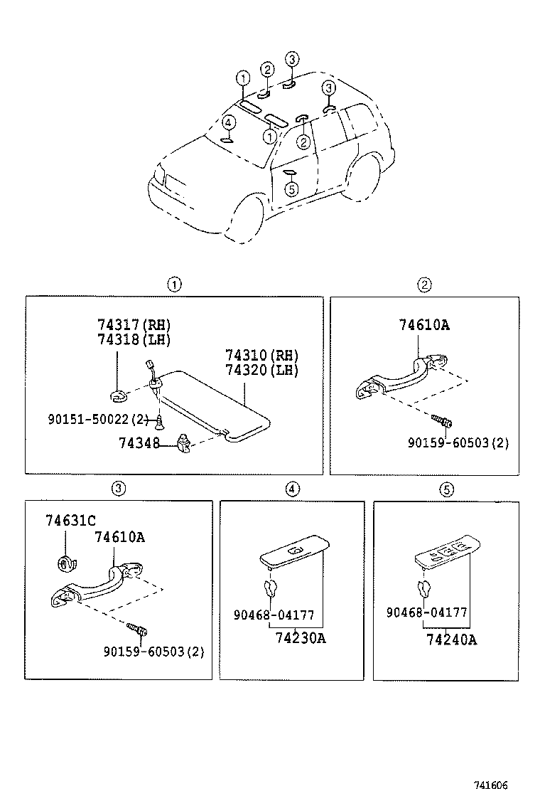 Exploded illustration 741606
