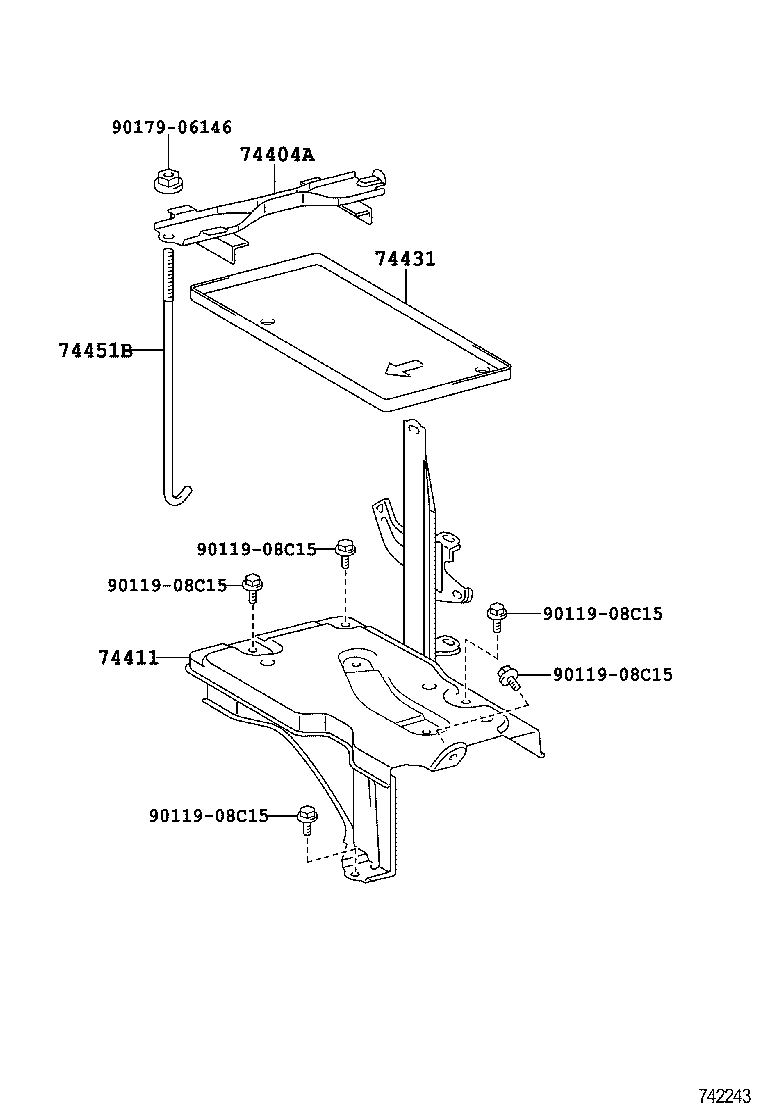 Exploded illustration 742243