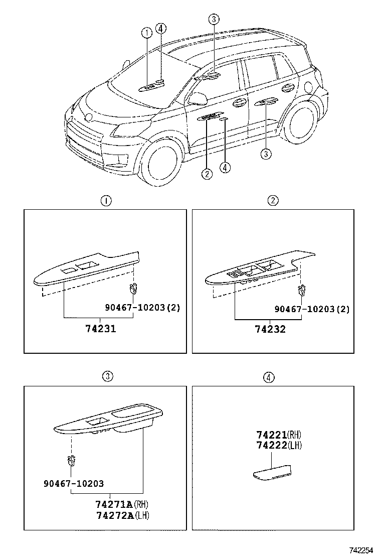 Exploded illustration 742254