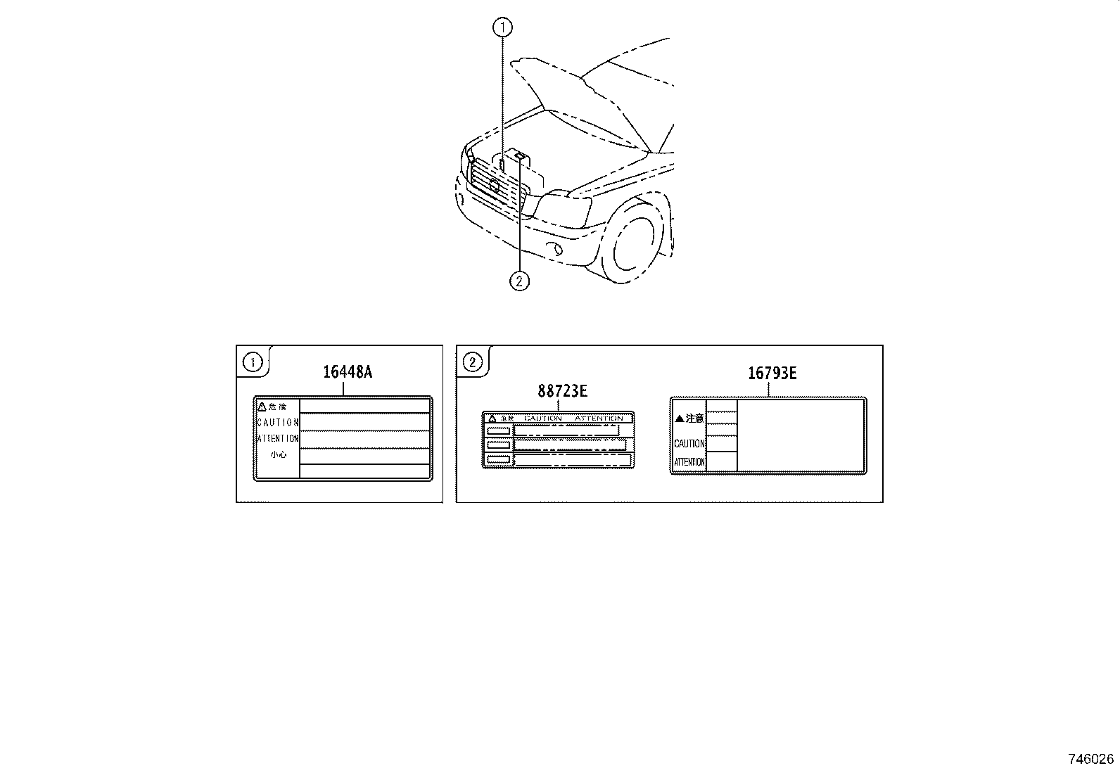 Exploded illustration 746026