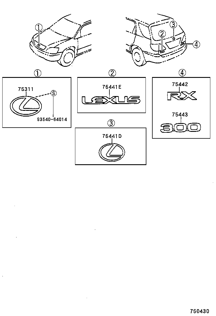 Exploded illustration 750430