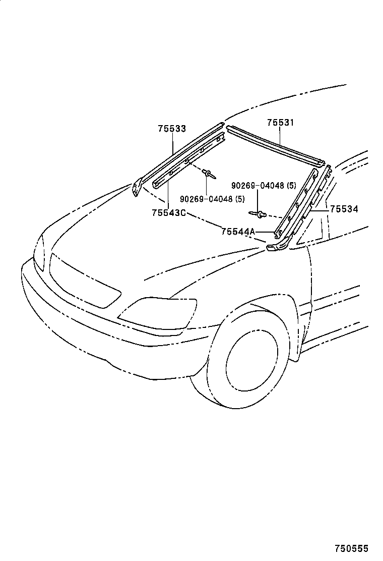 Exploded illustration 750555