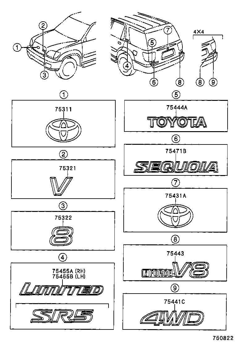 Exploded illustration 750822