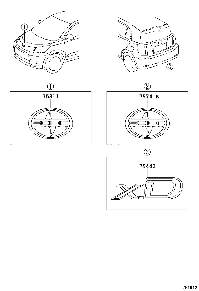 Exploded illustration 751912