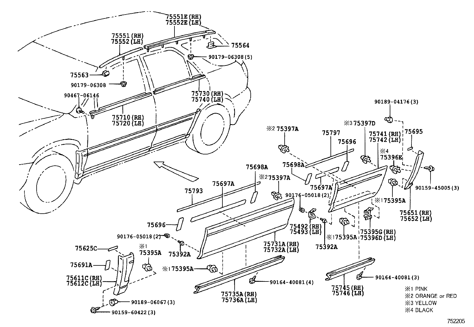 Exploded illustration 752205