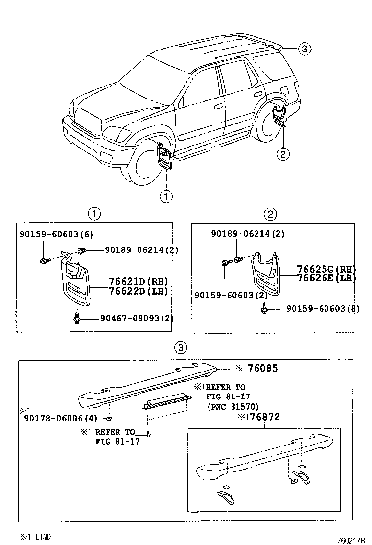 Exploded illustration 760217B