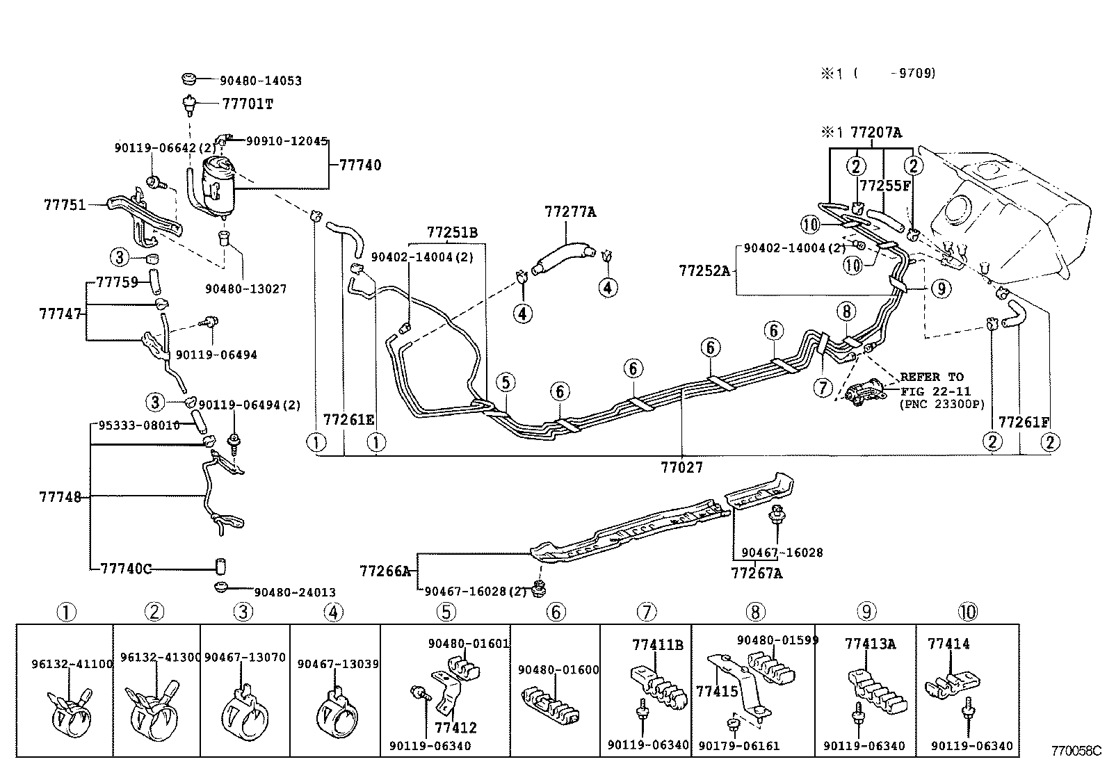 Exploded illustration 770058C