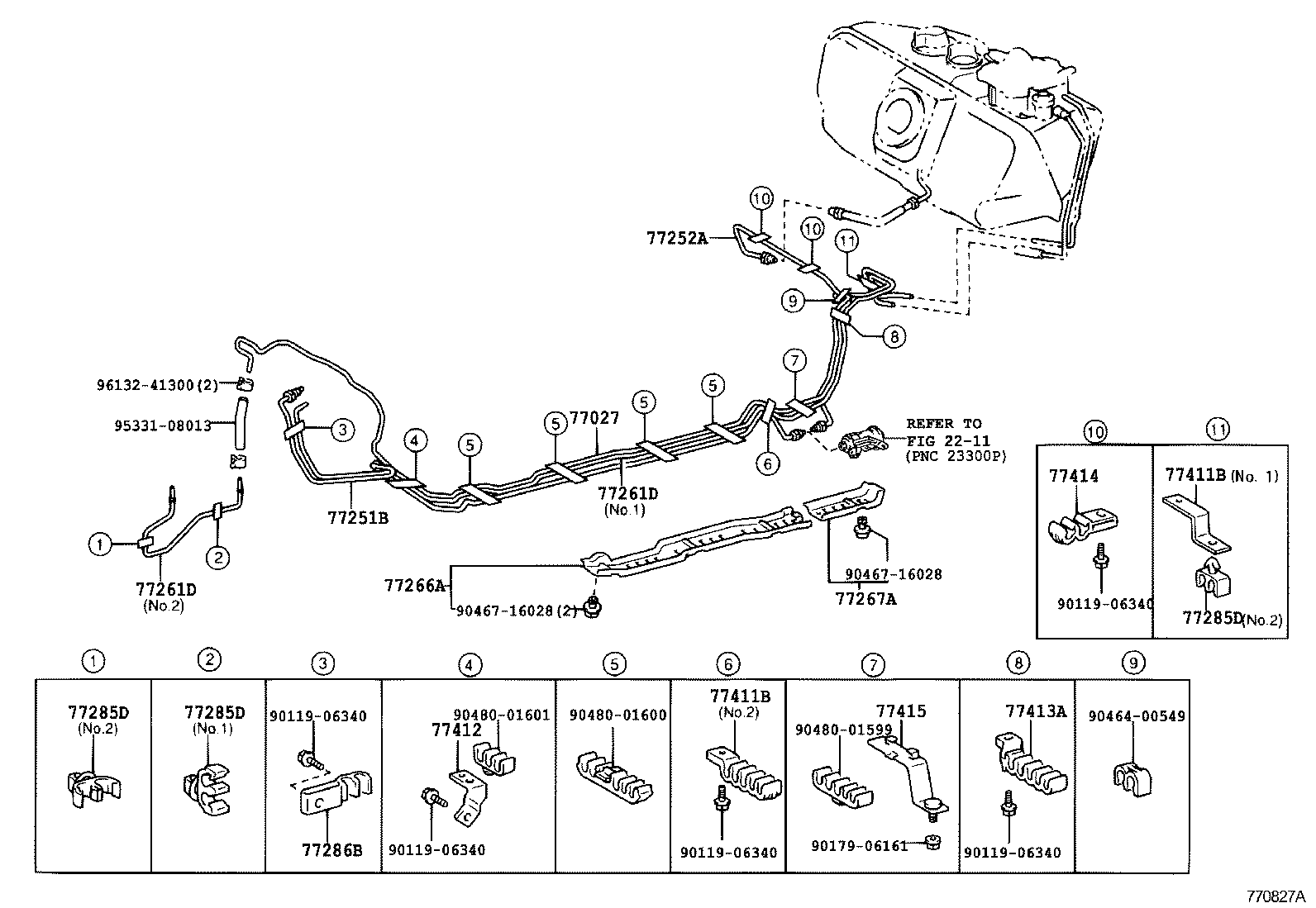 Exploded illustration 770827A