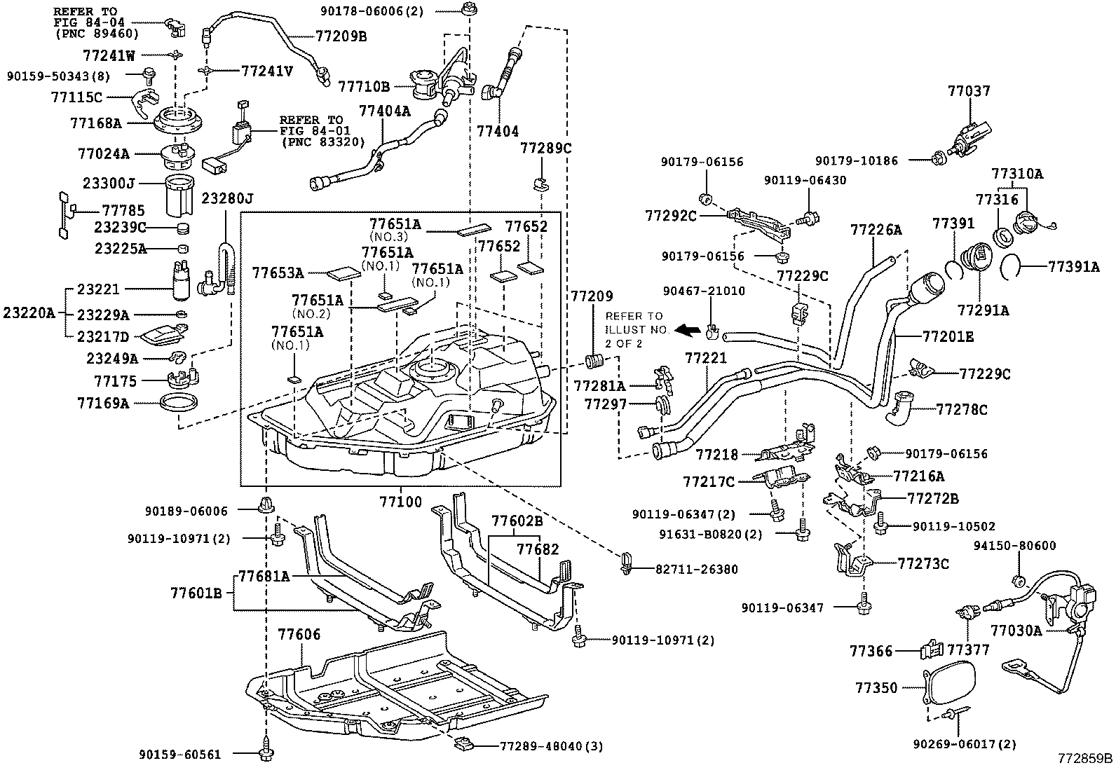 Exploded illustration 772859B
