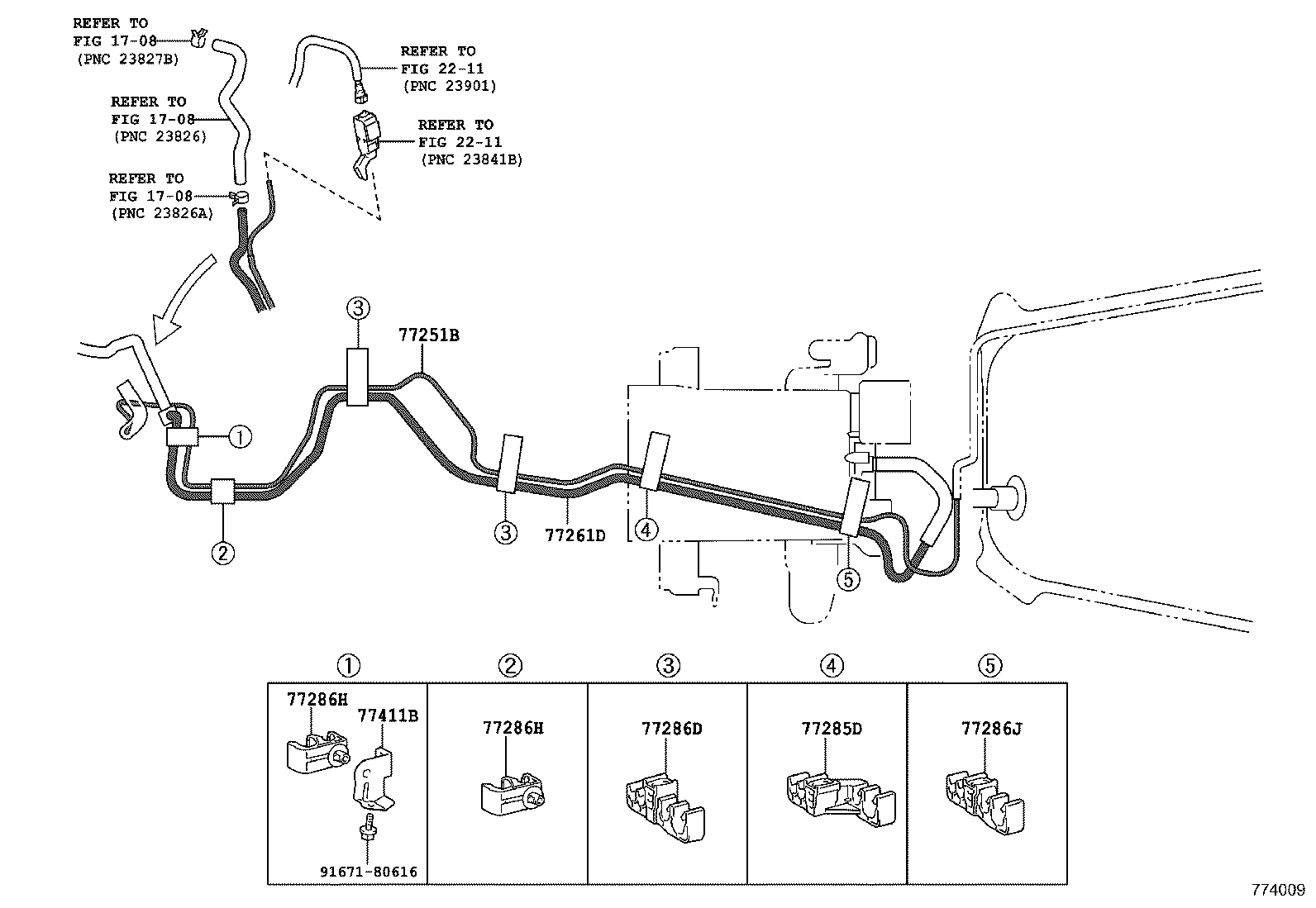 Exploded illustration 774009