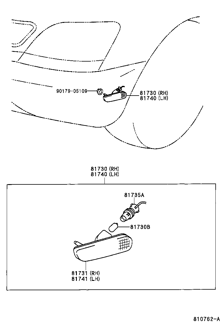 Exploded illustration 810762A