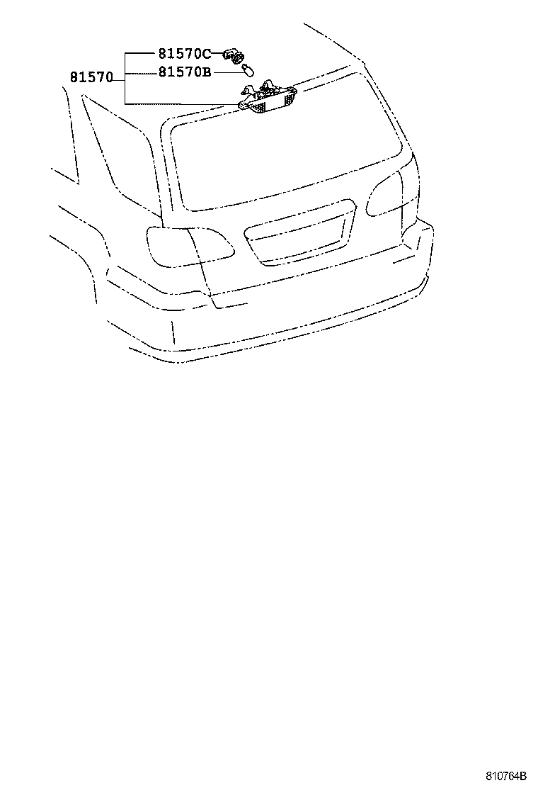 Exploded illustration 810764B