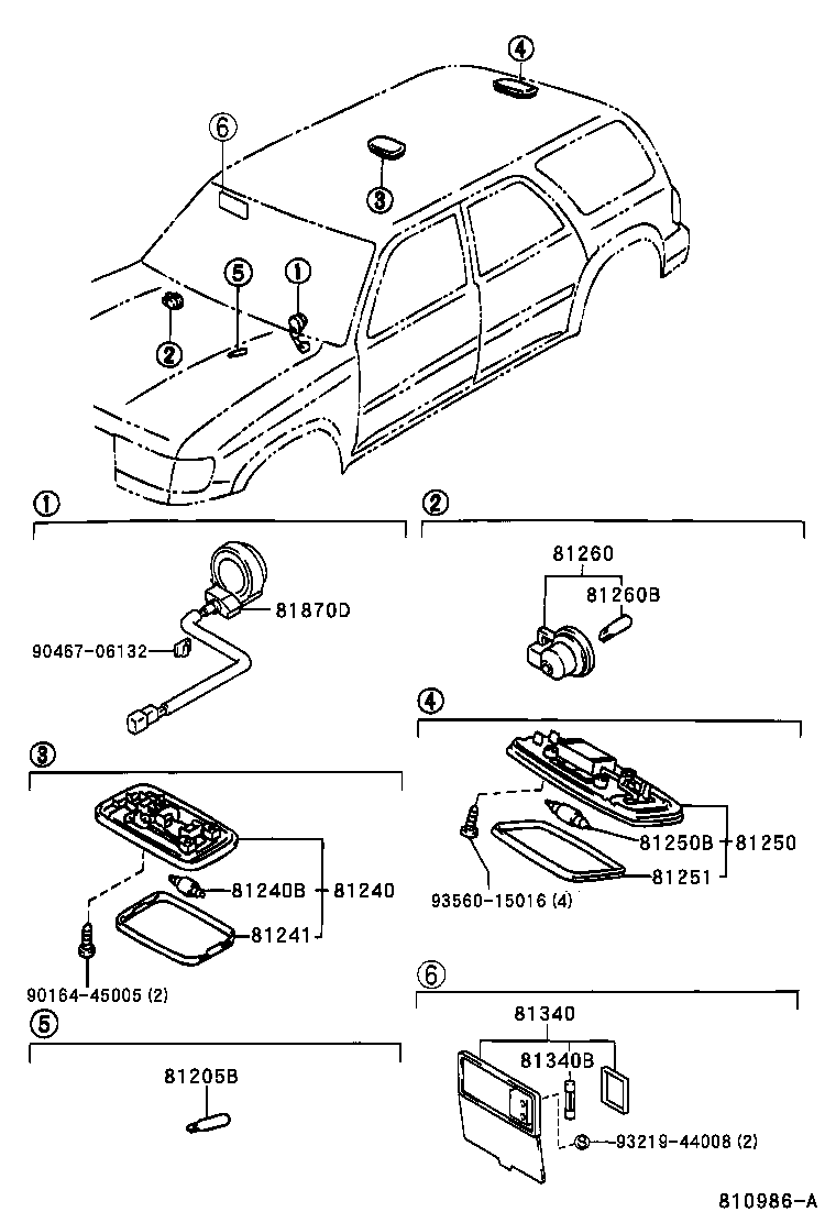 Exploded illustration 810986A