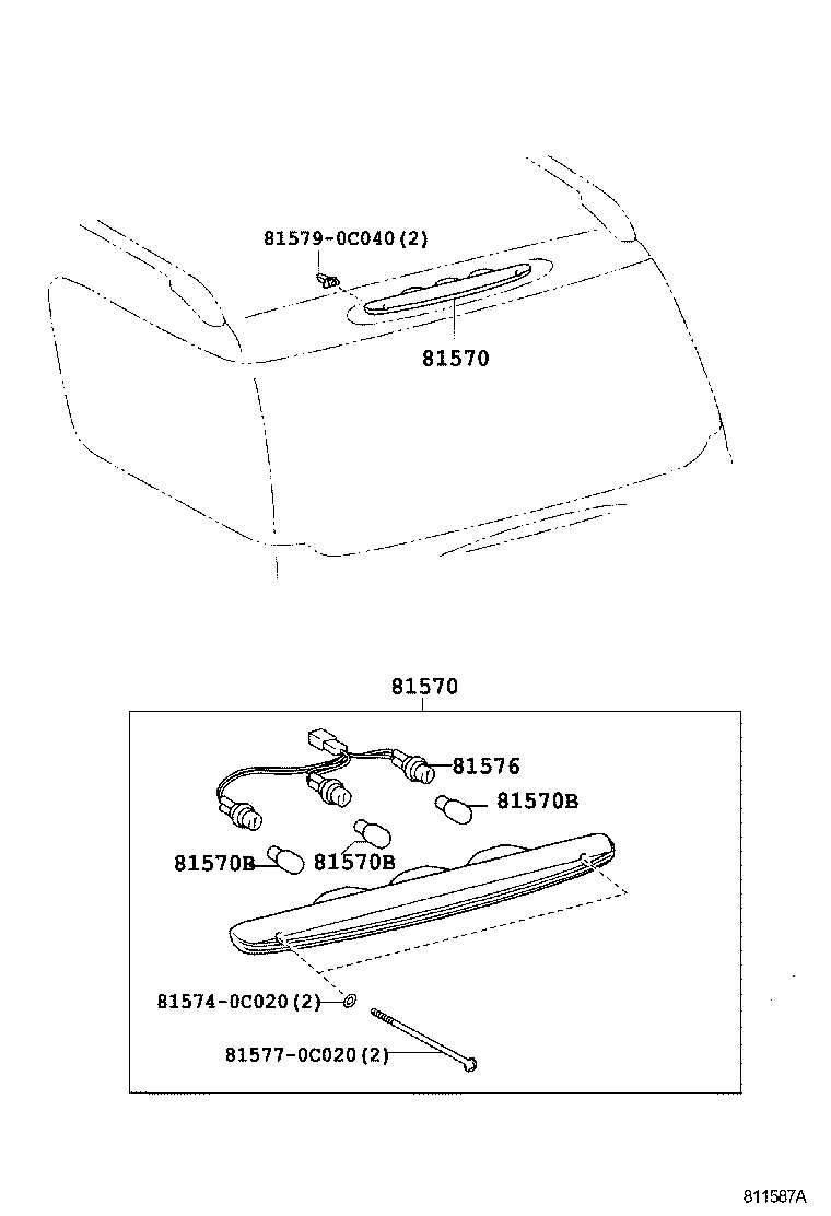 Exploded illustration 811587A