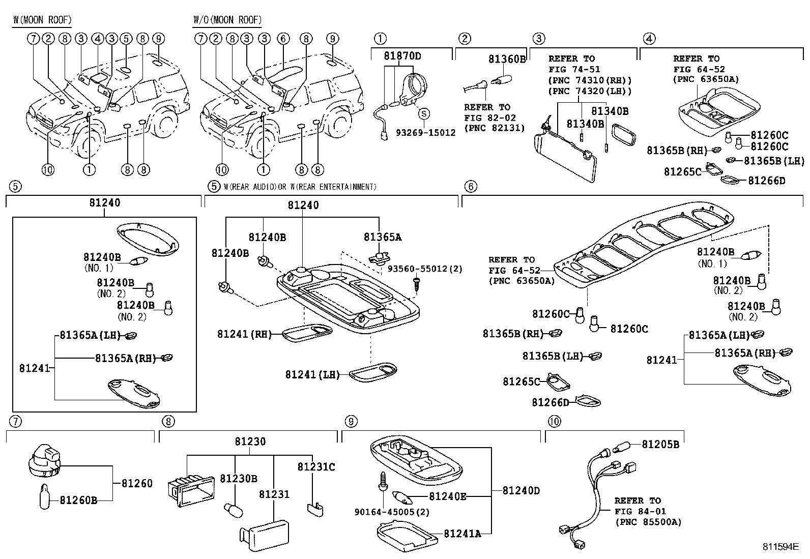 Exploded illustration 811594F