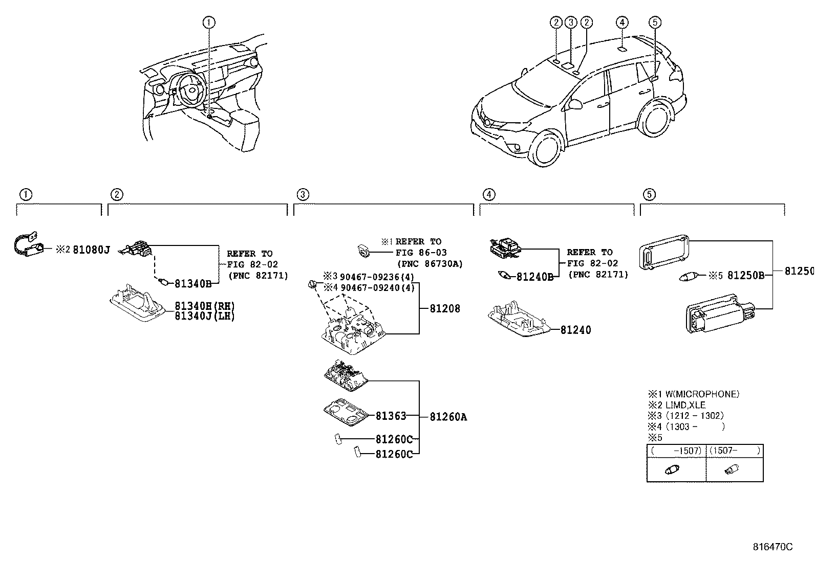 Exploded illustration 816470C