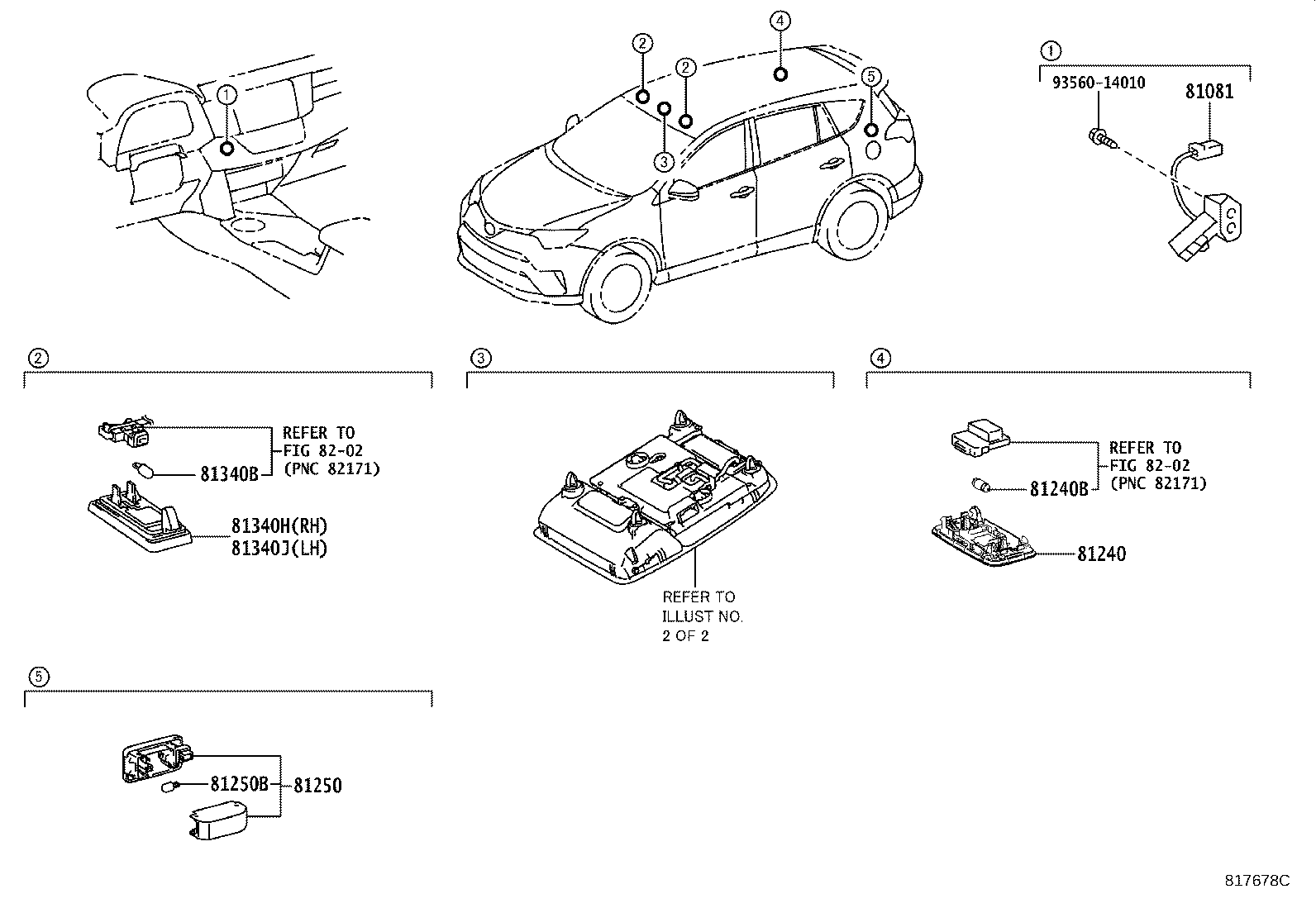 Exploded illustration 817678C