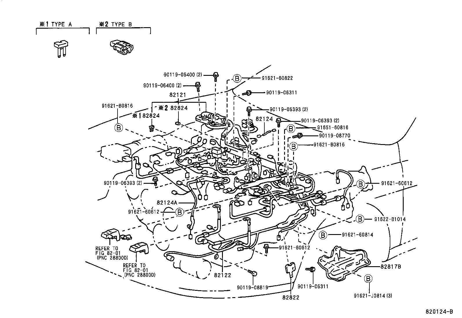 Exploded illustration 820124B