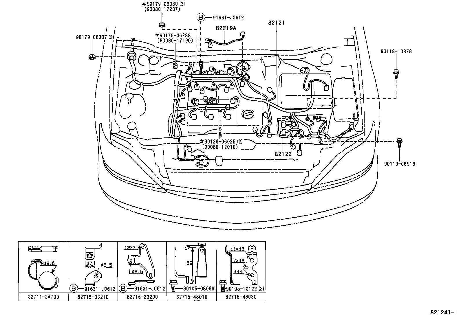 Exploded illustration 821241I