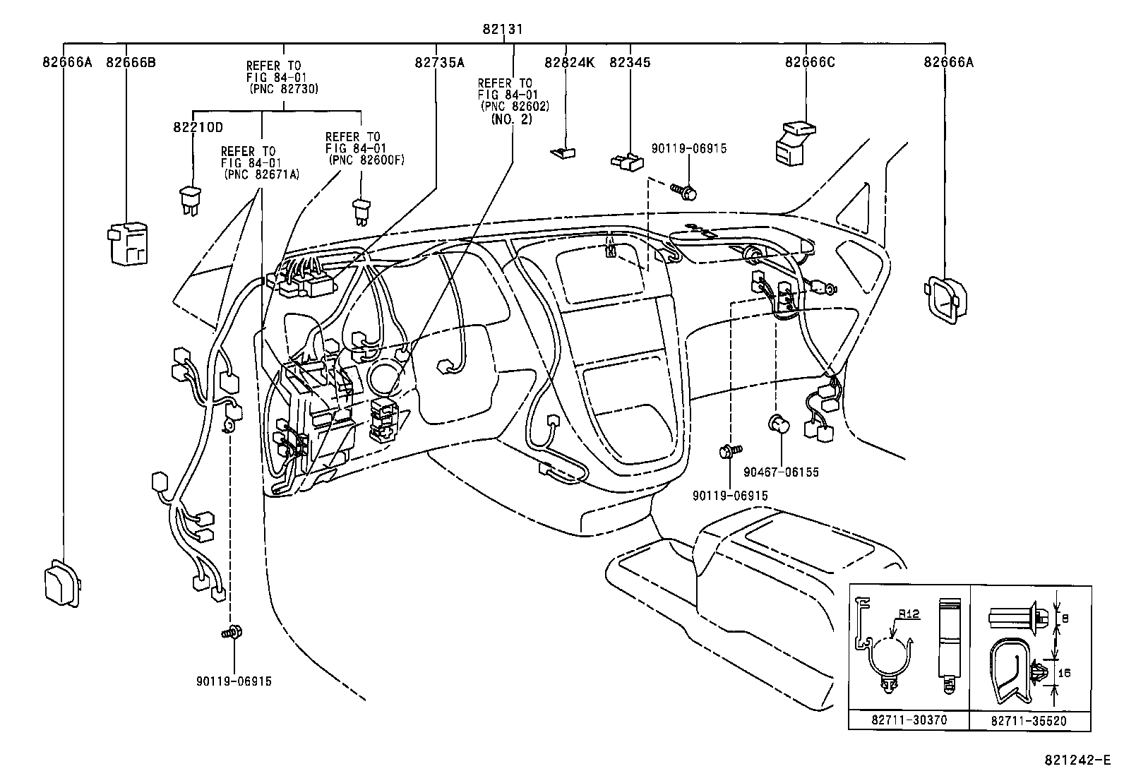 Exploded illustration 821242E