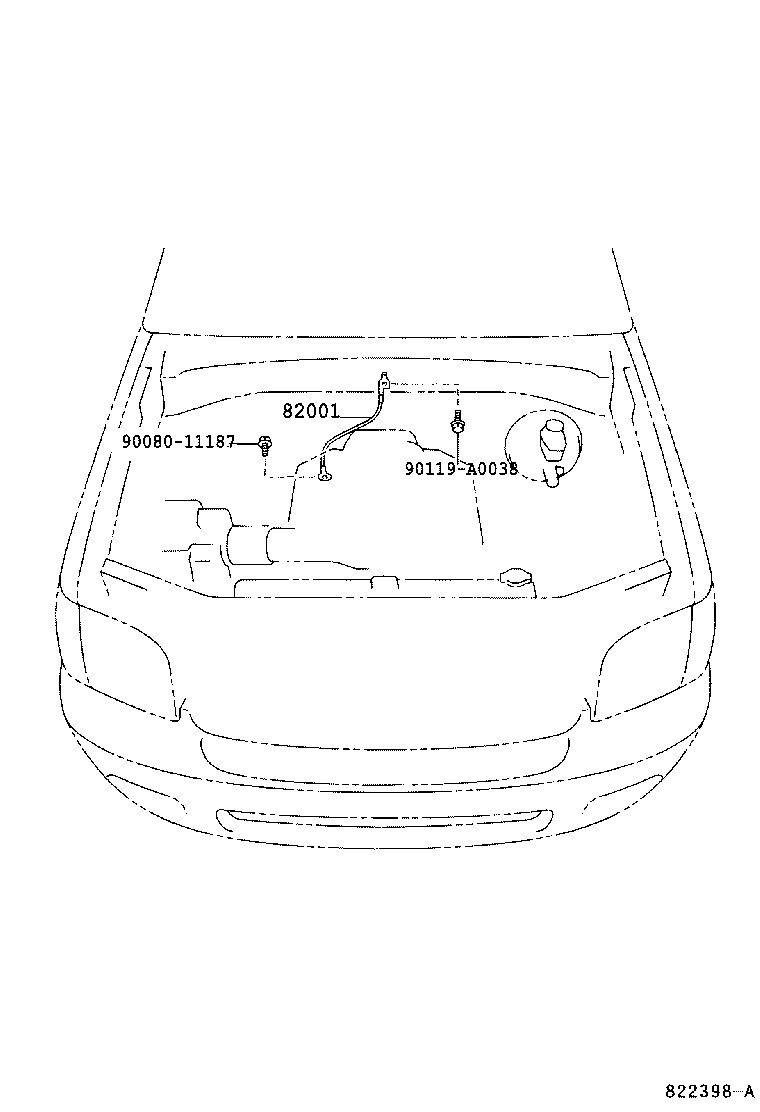 Exploded illustration 822398A