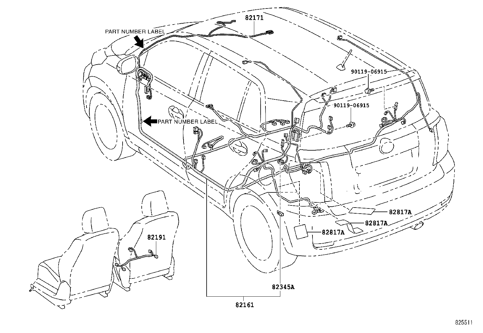 Exploded illustration 825511