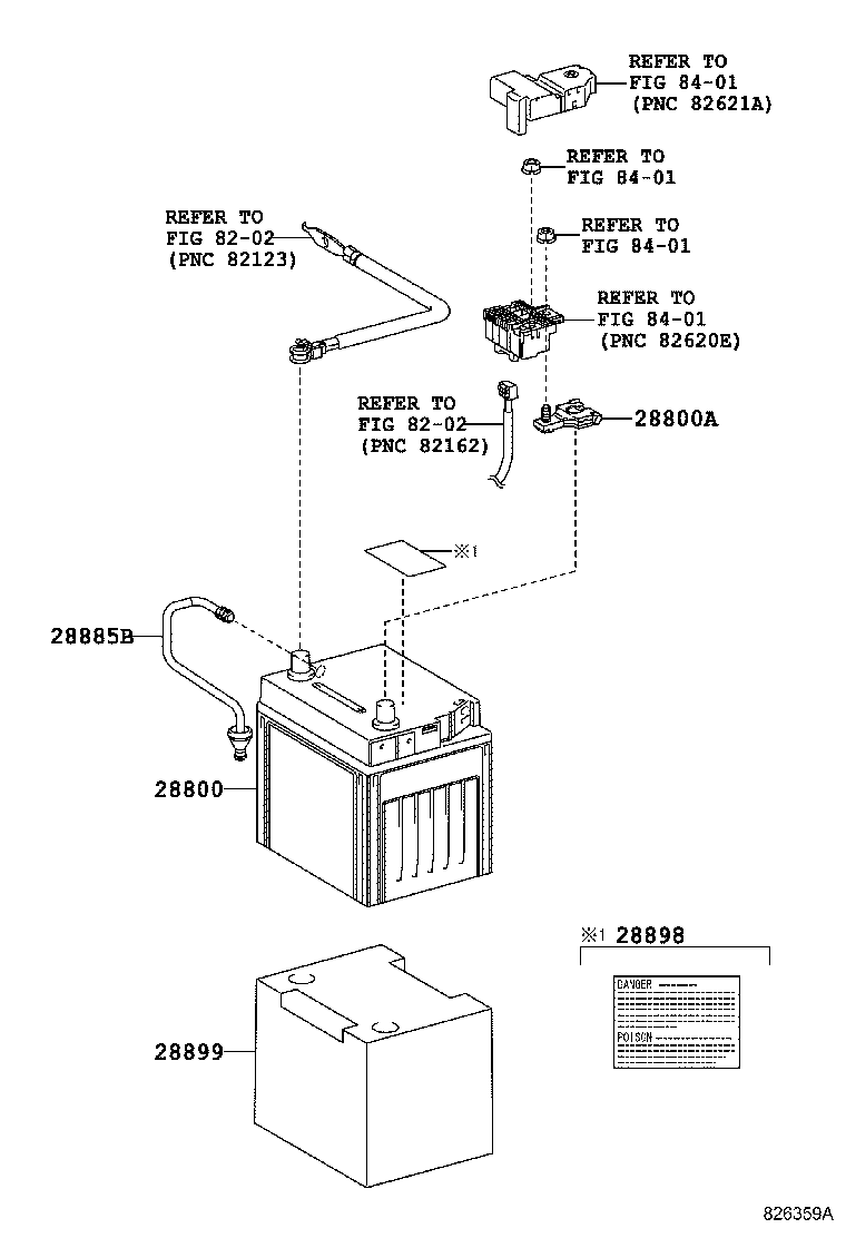 Exploded illustration 826359A