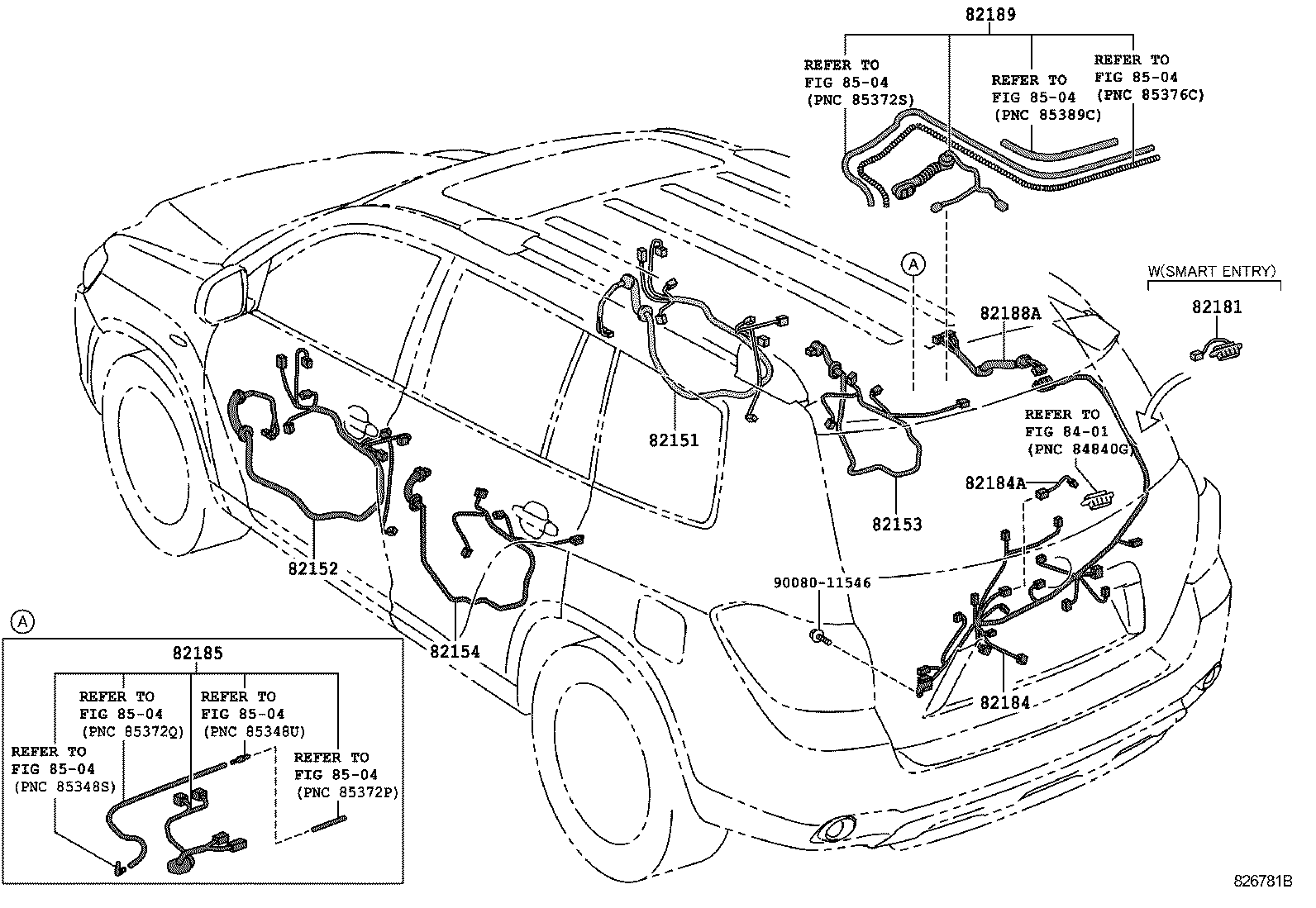 Exploded illustration 826781B
