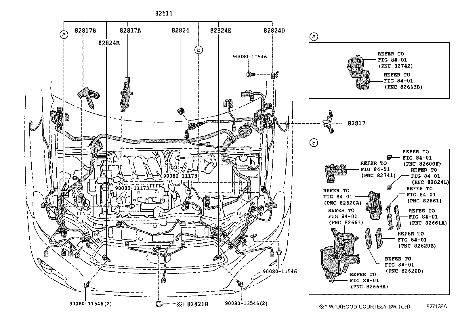 Exploded illustration 827136A