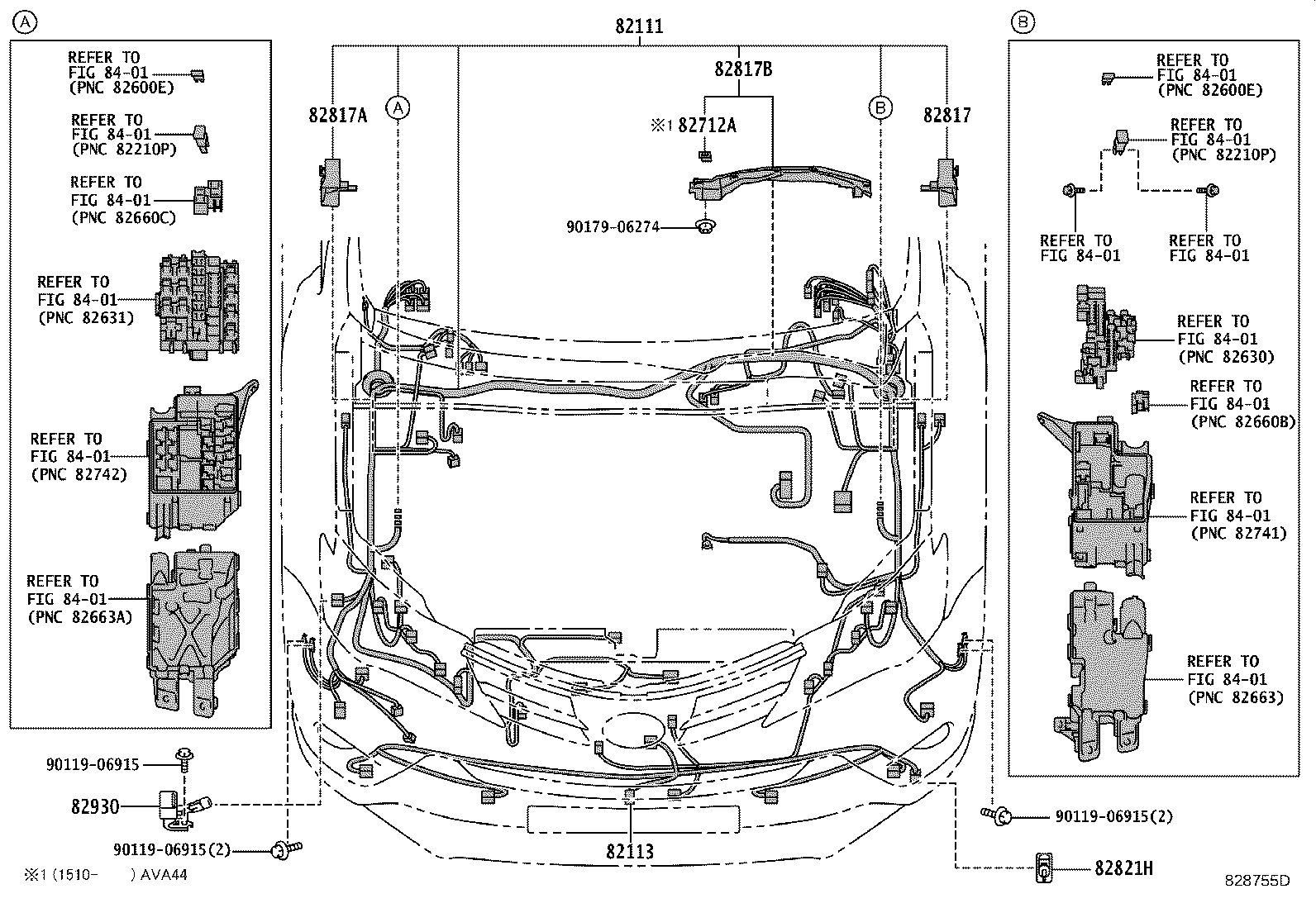 Exploded illustration 828755D