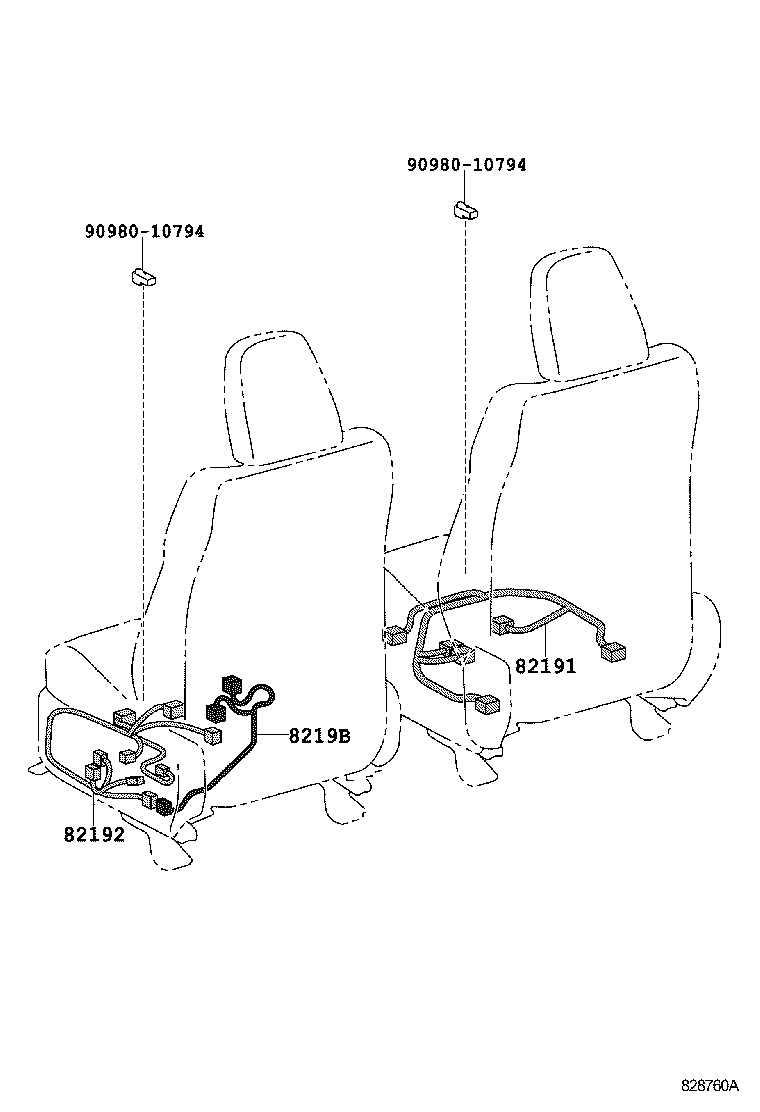 Exploded illustration 828760A