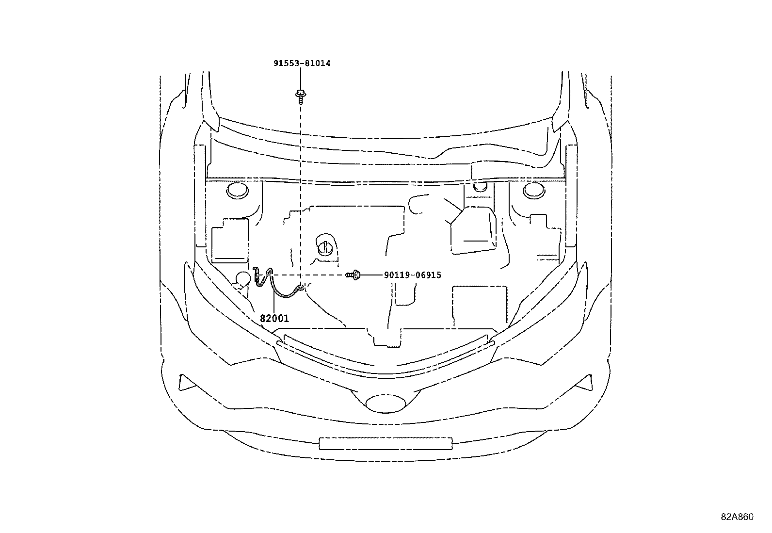 Exploded illustration 82A860