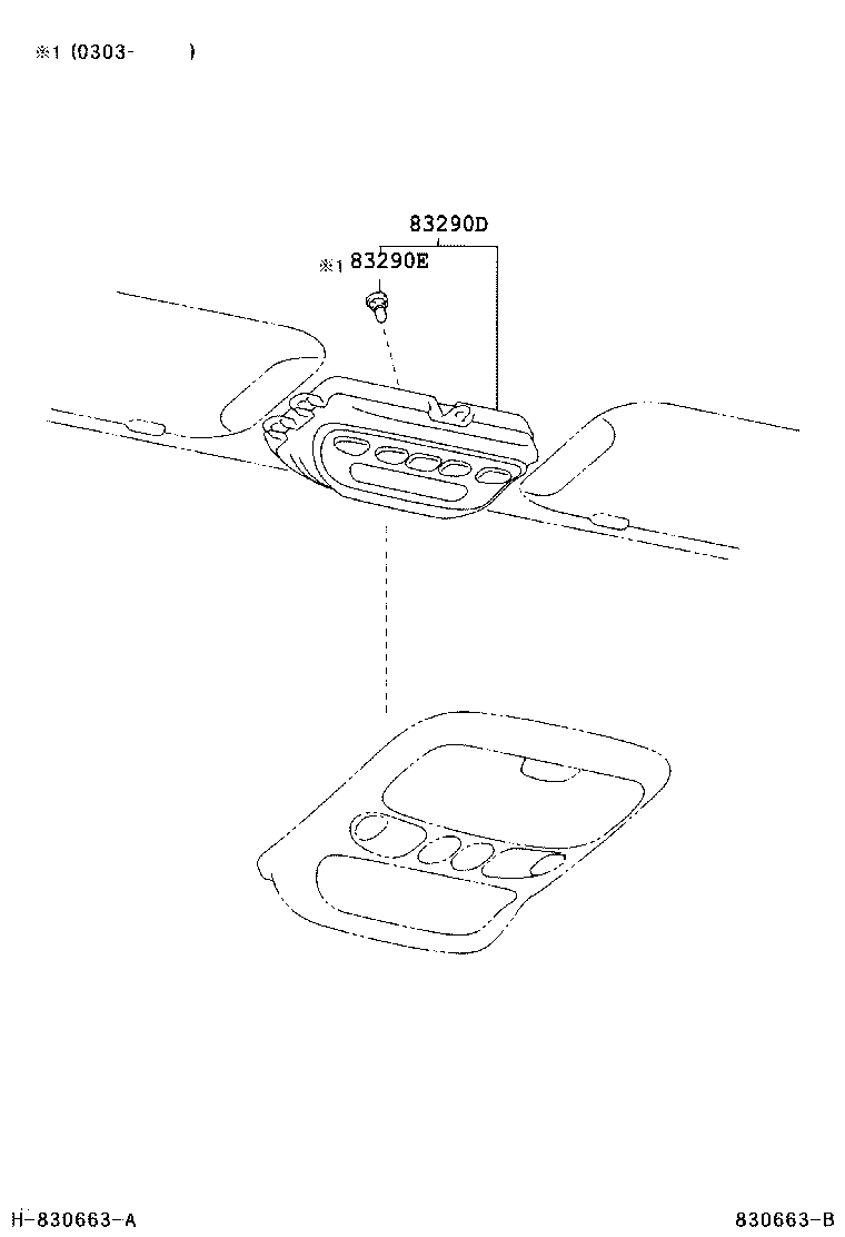 Exploded illustration 830663B