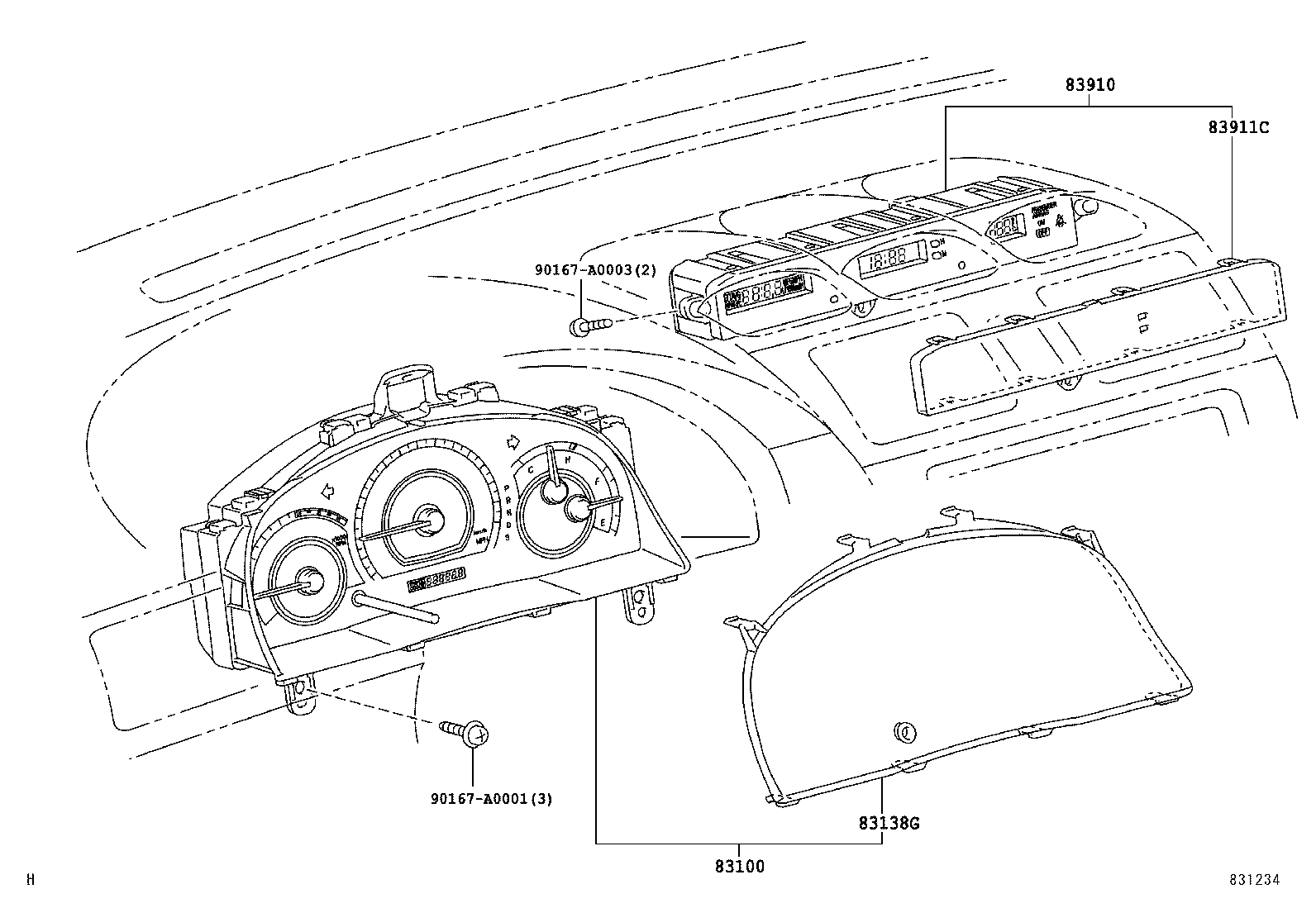 Exploded illustration 831234