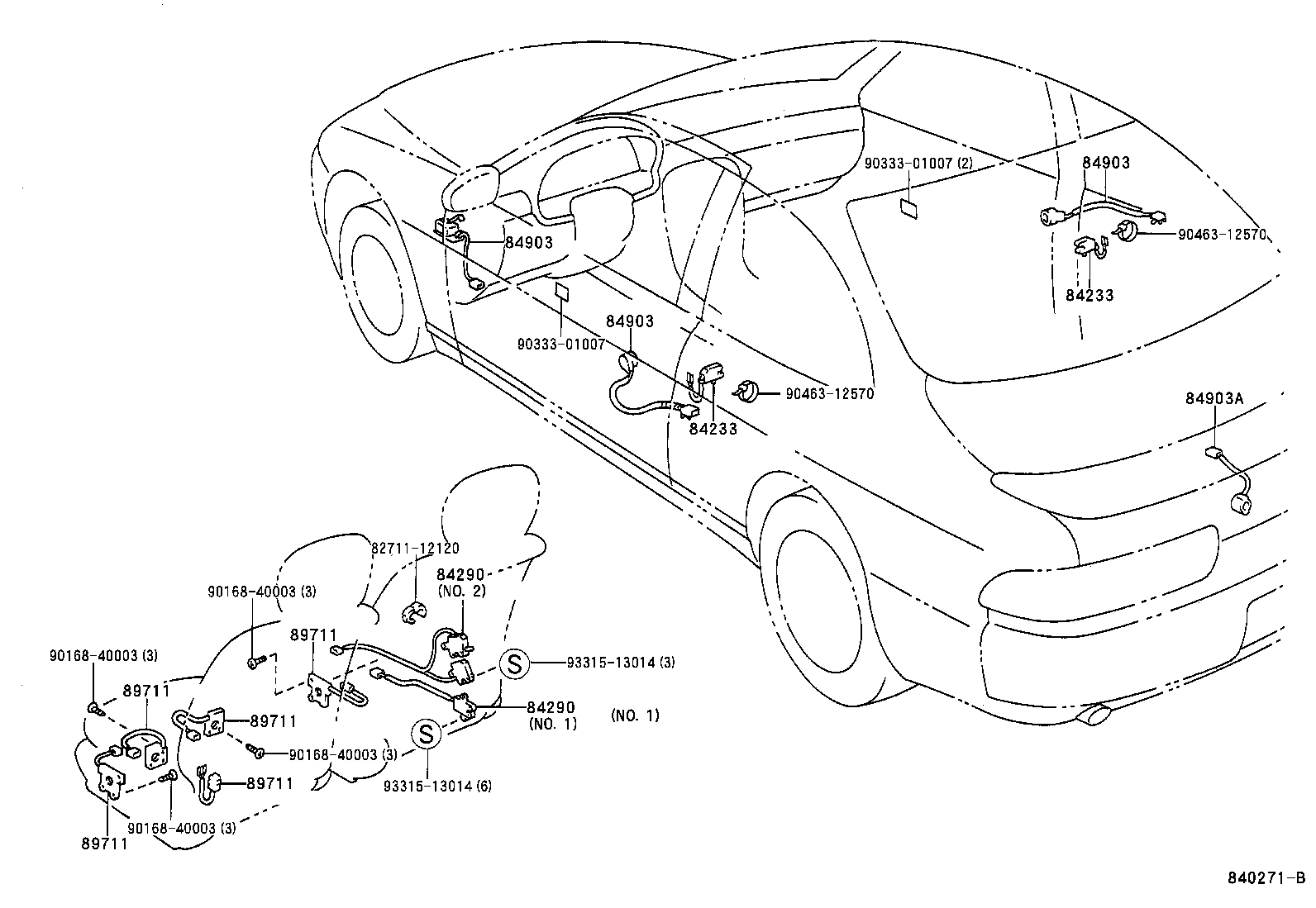 Exploded illustration 840271B