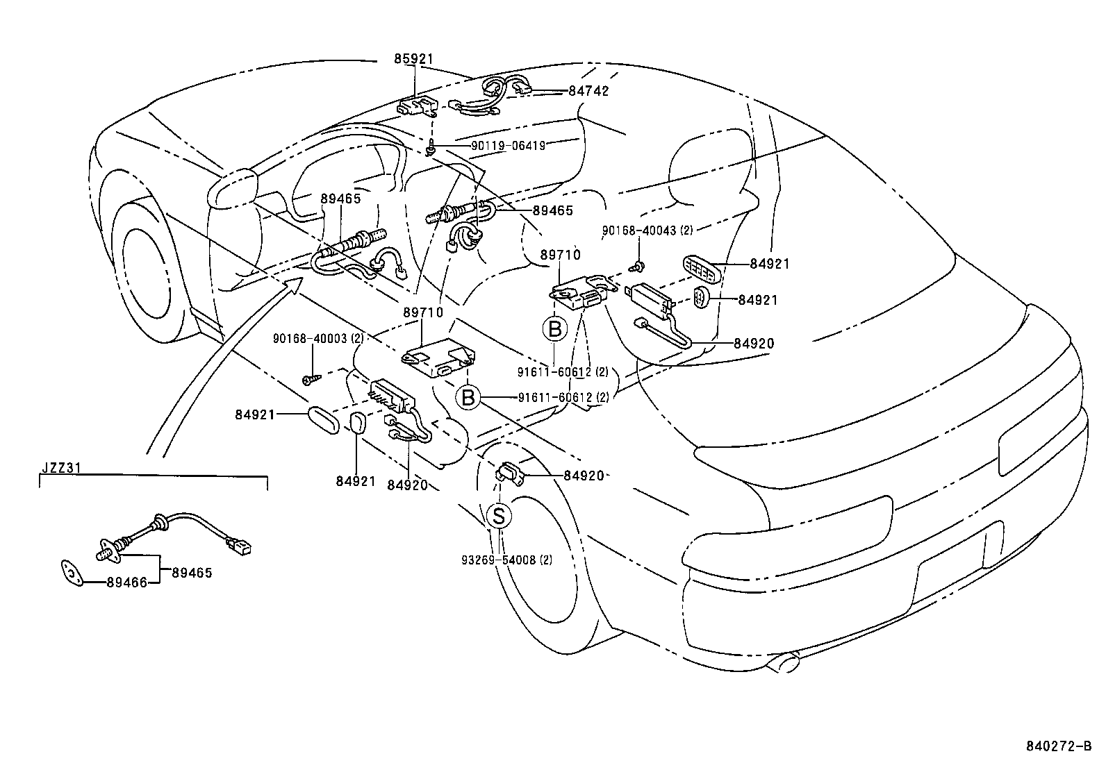 Exploded illustration 840272B