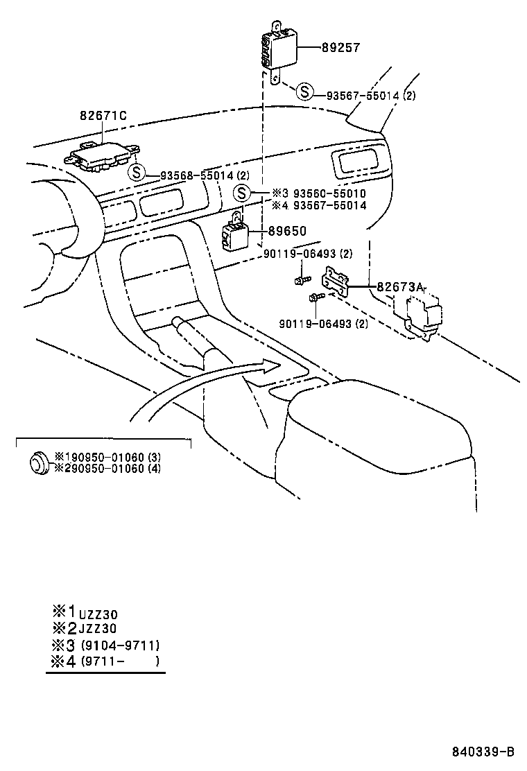 Exploded illustration 840339B