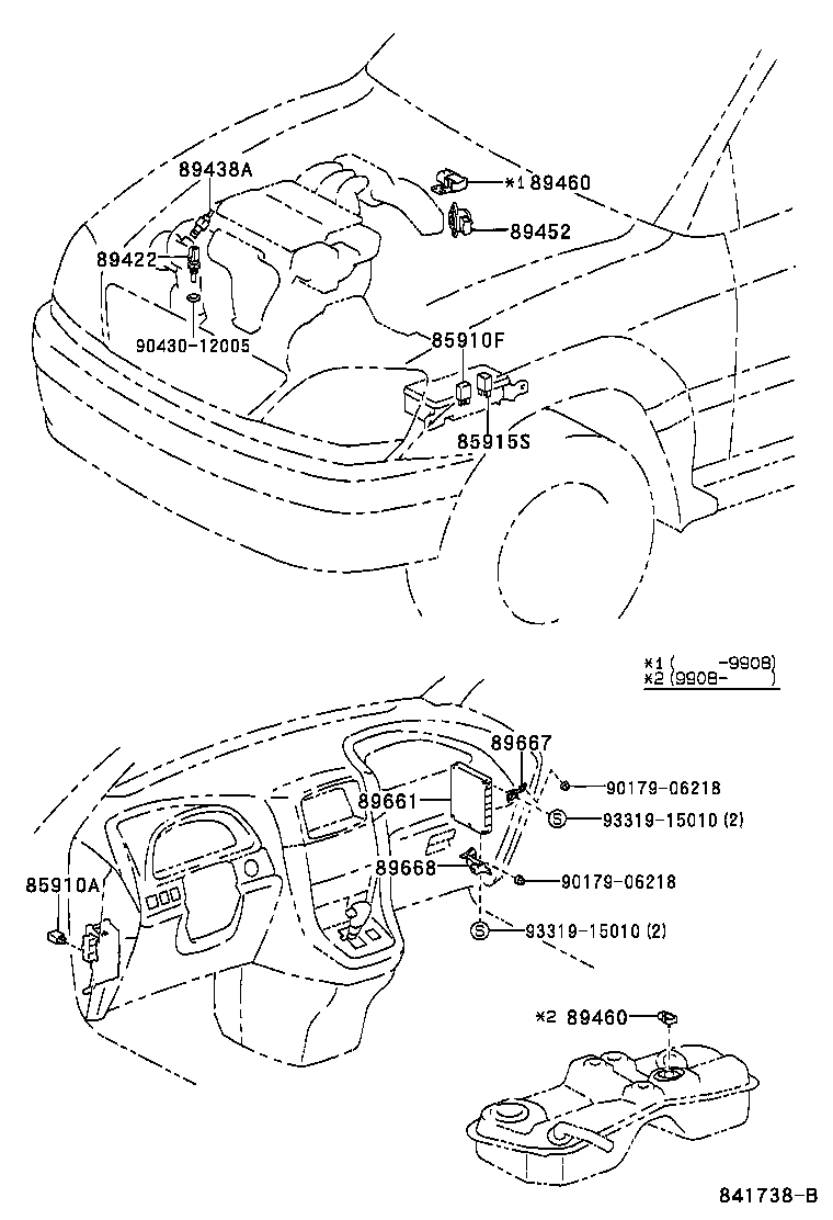 Exploded illustration 841738B