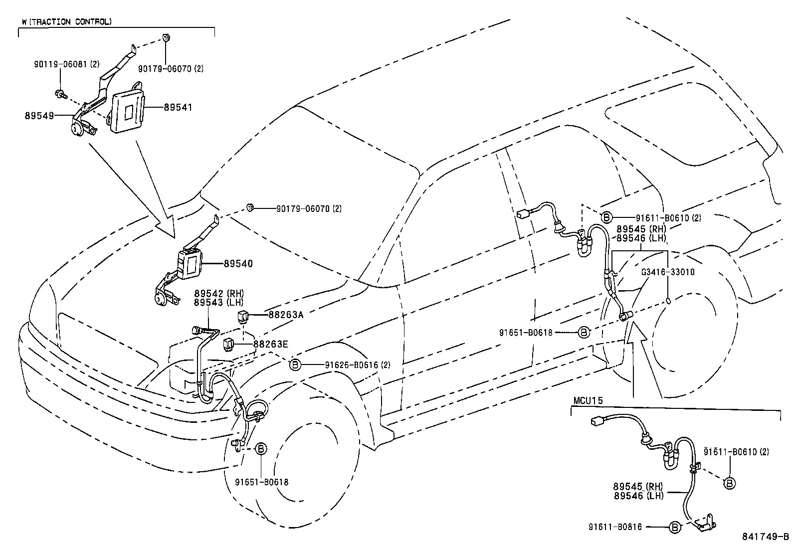 Exploded illustration 841749B