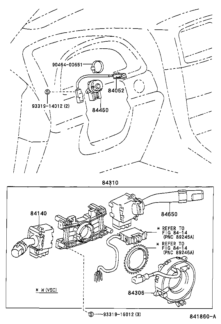 Exploded illustration 841860A
