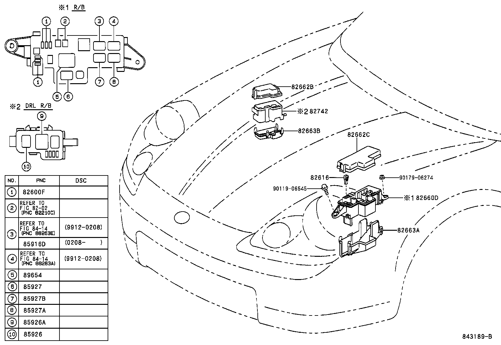Exploded illustration 843189B