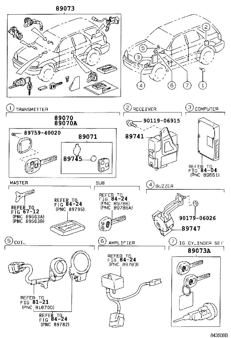 Exploded illustration 843508B