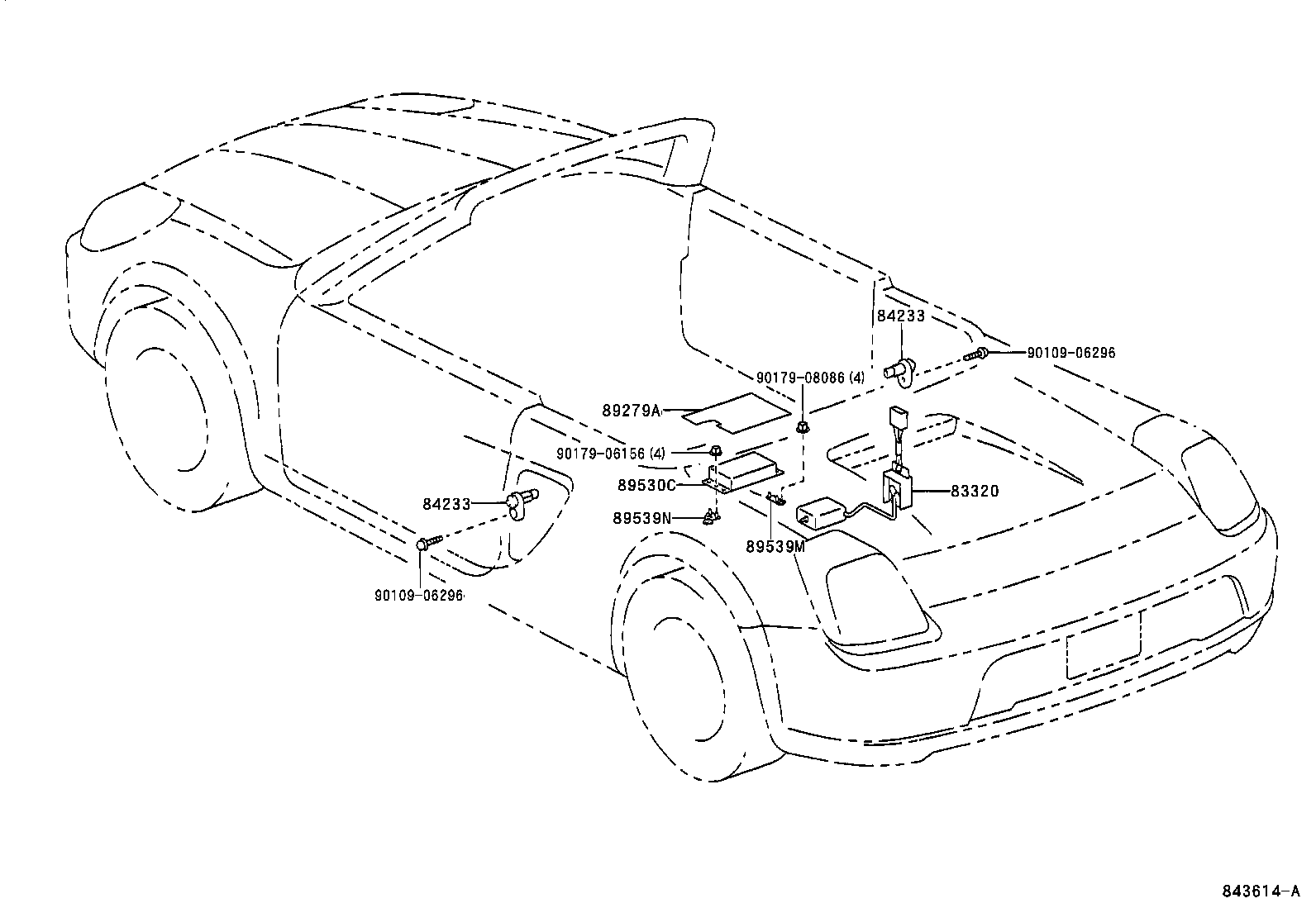 Exploded illustration 843614A